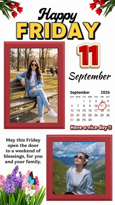 Viernes 11 de septiembre de 2026