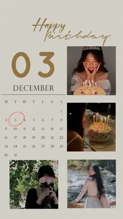 3 DECEMBER BIRTHDAY