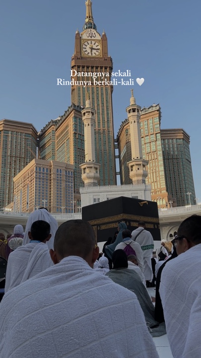 suasana umrah estetik 