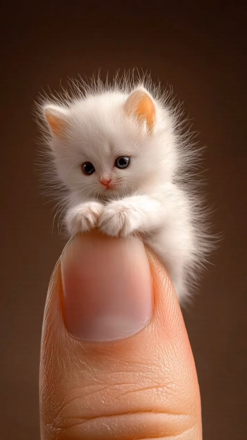 Cute tiny Ai cat