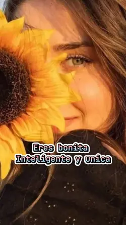 Eres bonita