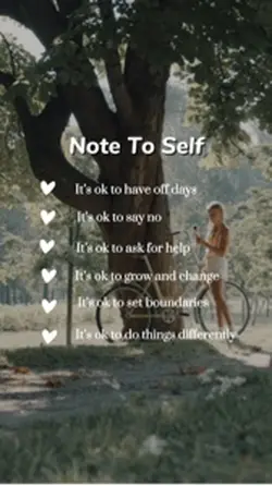 Note to self 