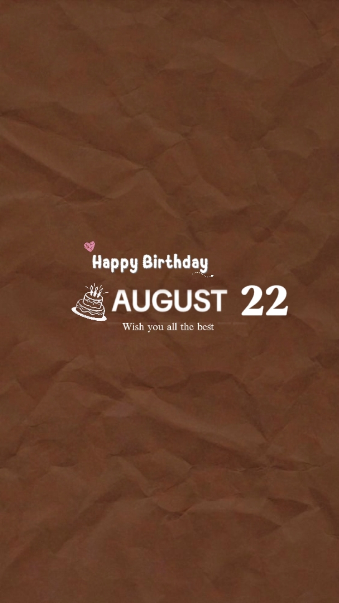 hbd august 22 2026