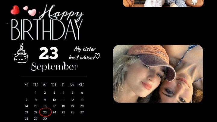 Birthday my sister