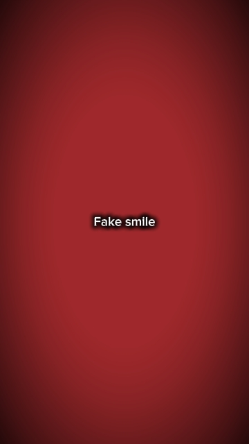 fake smile