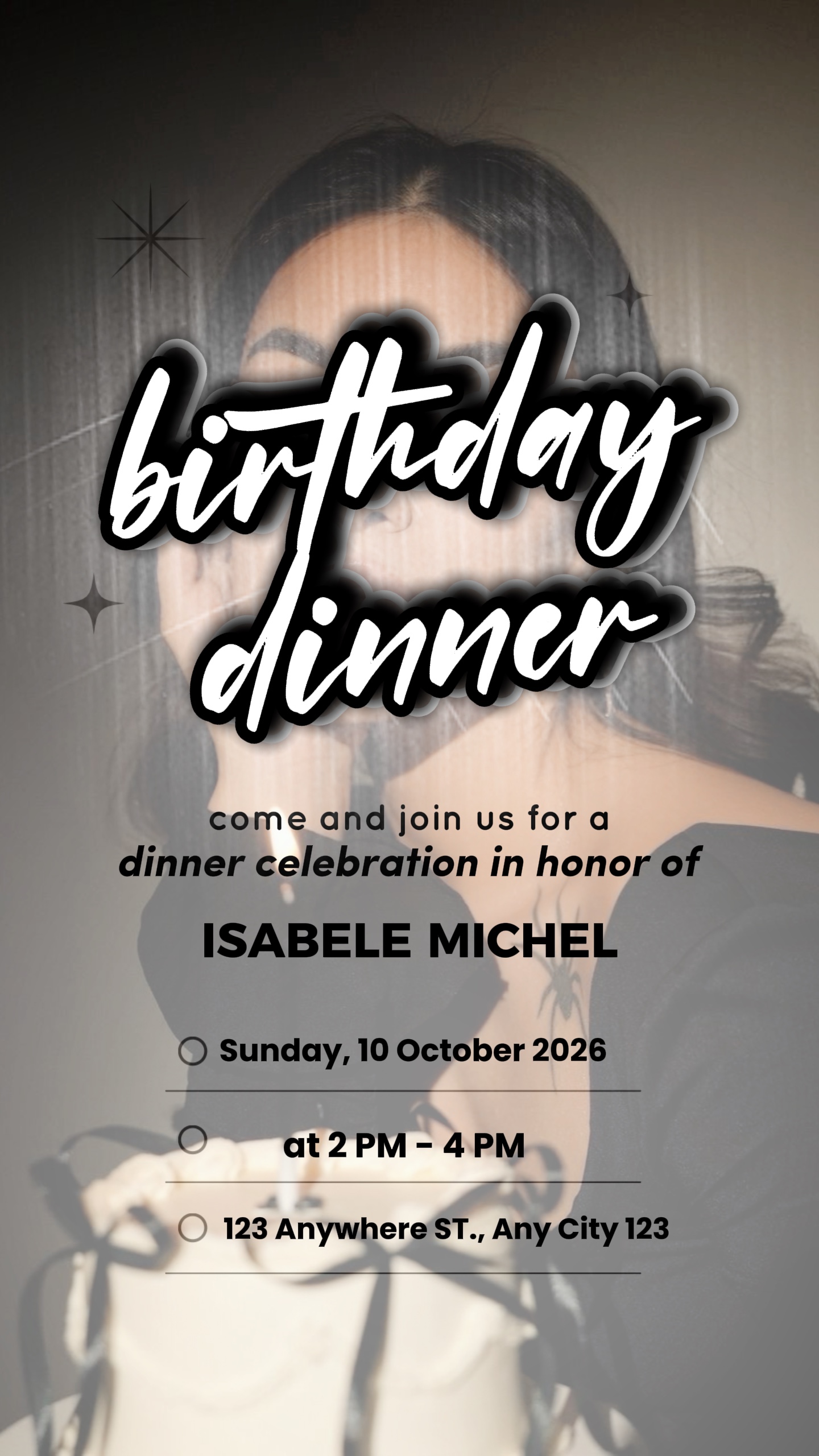 Convite de aniversário
