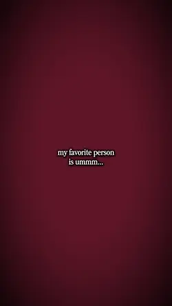 my favorite person 