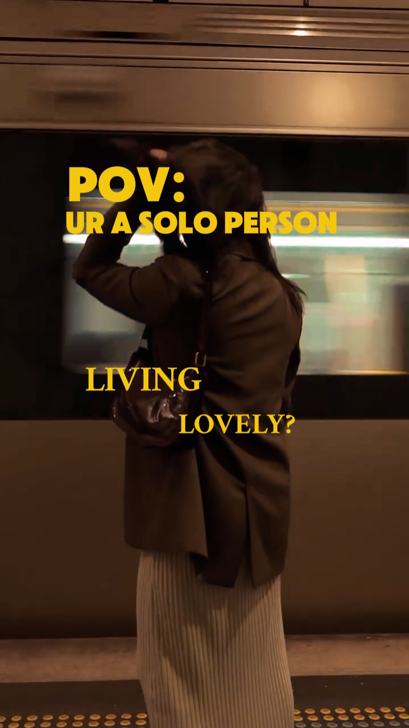 POV;UR A SOLO PERSON