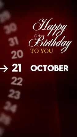 HBD 21 OCTOBER
