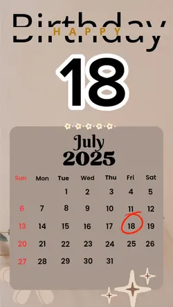 birthday 18 July
