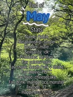 End of may stats