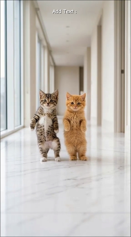 Tendencia del gato de baile. 