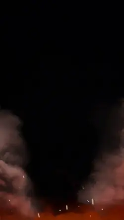 Red thunderstorms