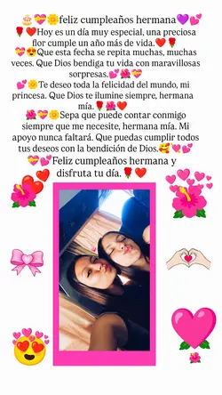 cumpleanos hermana