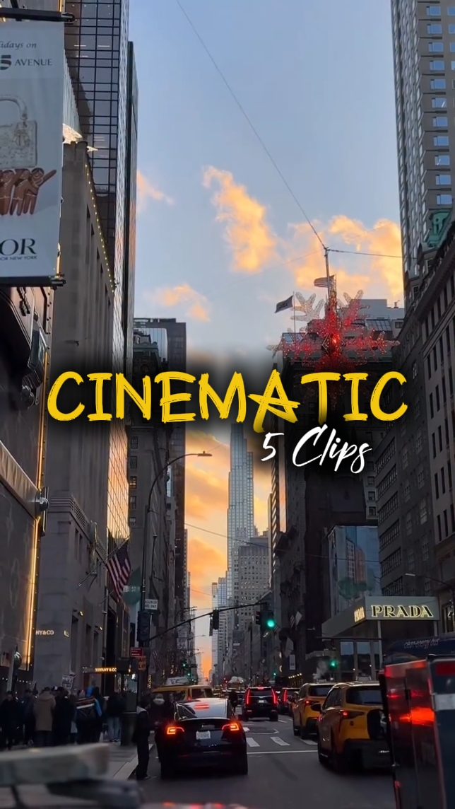 5 Clips Cinematic 