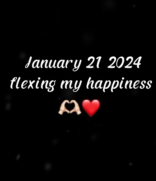 flexing my happiness