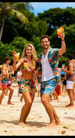 AI Beach party