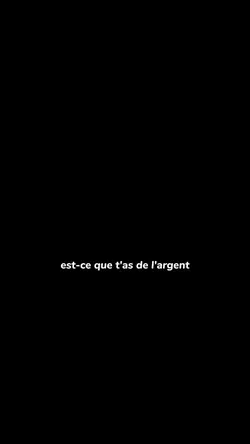 t'as de l'argent