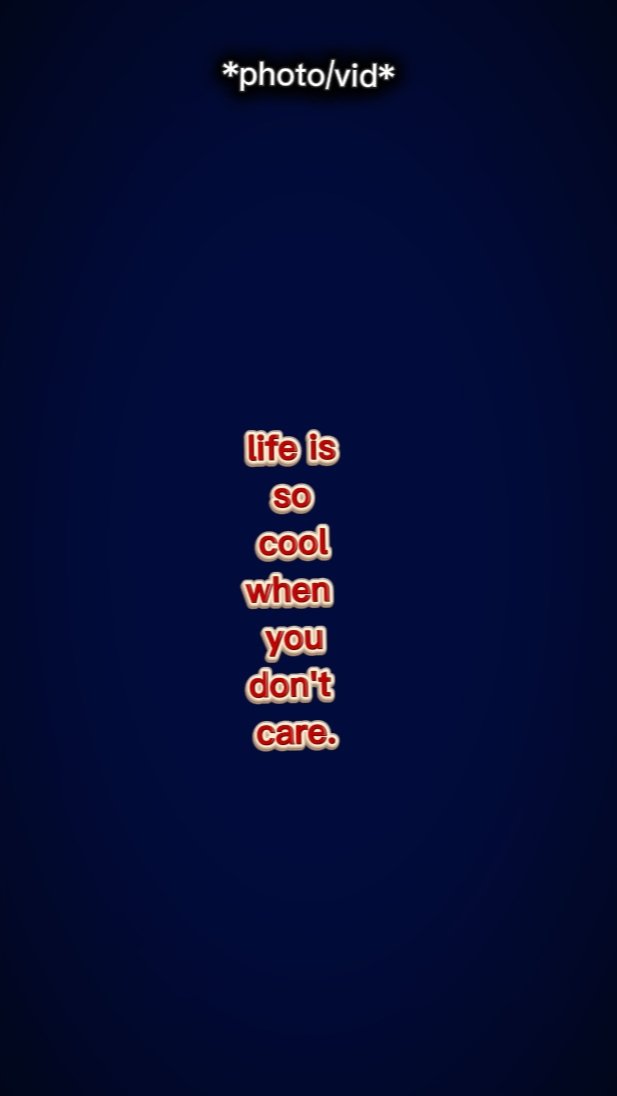 don't care 