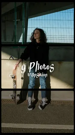 9 photos transition