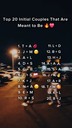 20 INITIALS MEANT  