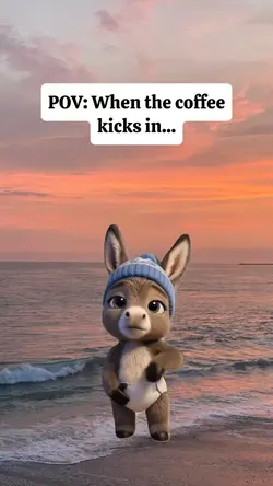 the coffee kicks in