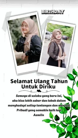 Ucapan Ultah Diriku