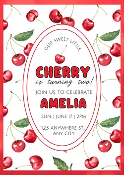 CHERRY INVITE