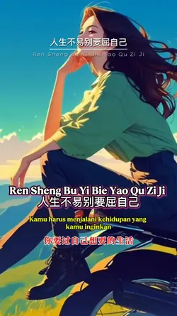 人生不易别要屈自己