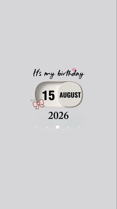 IT’S MY BIRTHDAY 