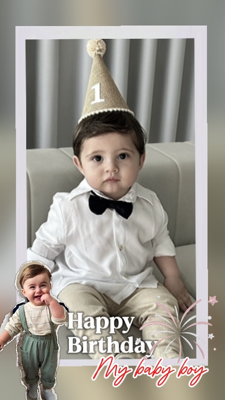 Birthday baby boy