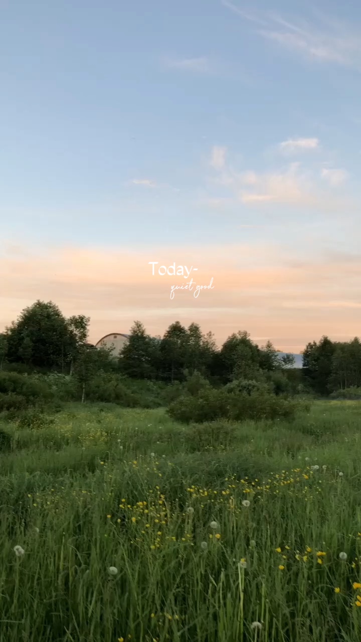 Today quiet good✨