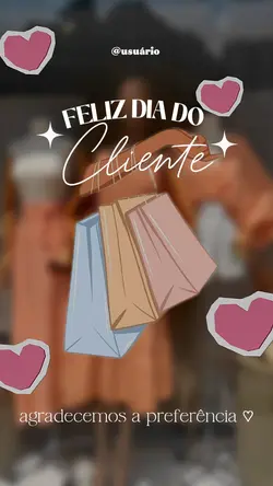Feliz dia do cliente