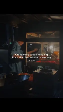 Yang sudah kenyang.