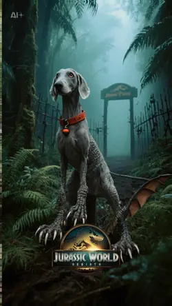 Dinozaur dog