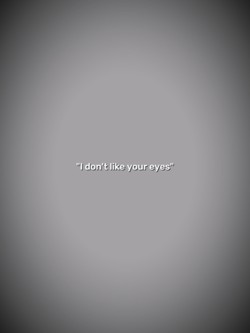 mes yeux?