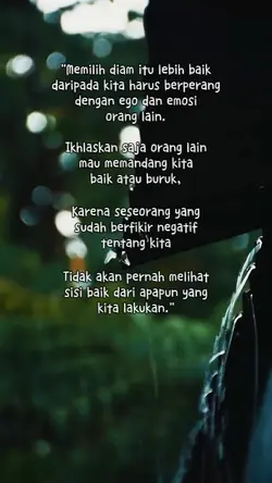Diam itu lebih baik