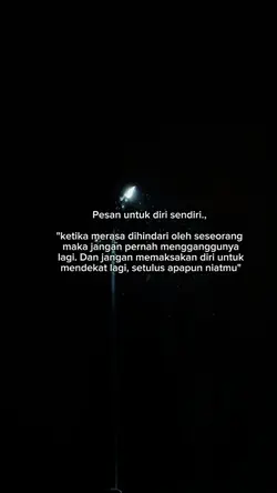 pesan untuk diri sen