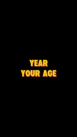 year your age