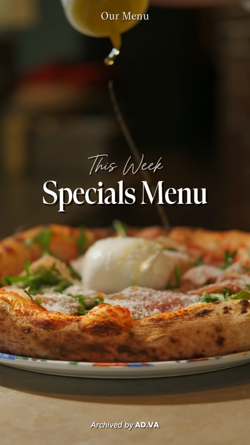 Menú especial de fin de semana