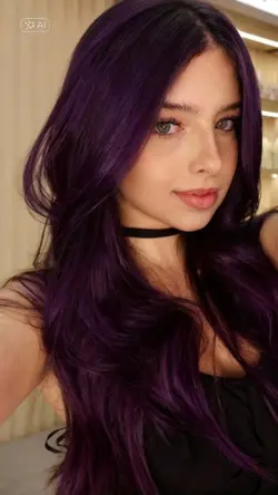 Purple Hair Colour 