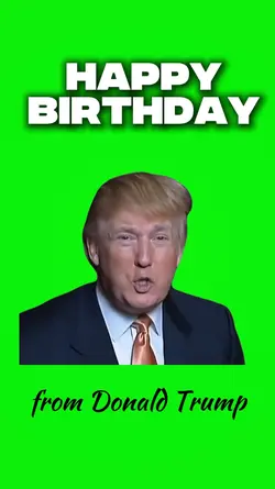 Trump Happy Bday