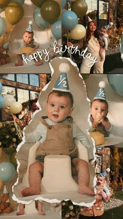Birthday baby photo
