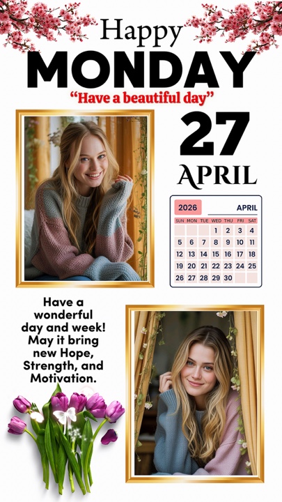 Monday 27 April 2026