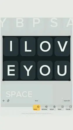 trend keyboard love