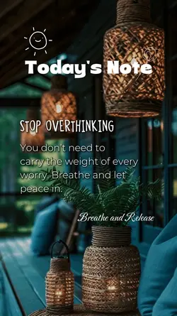 Stop Overthinking