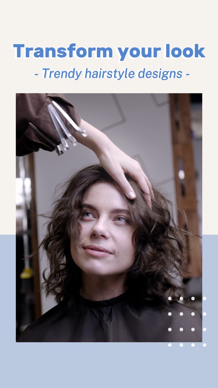 Publicidad en video minimalista, disponible en barbería