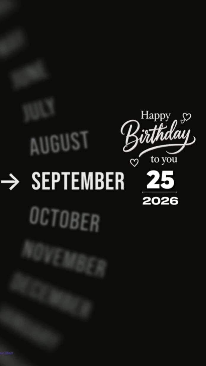 25 septembre brthdy
