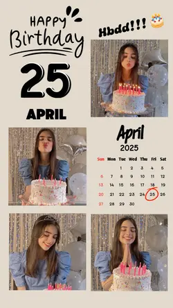 hbd 25 April 2025