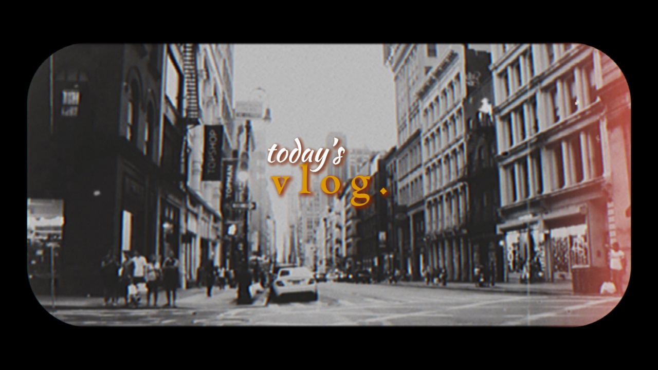 vlog 80s estetik